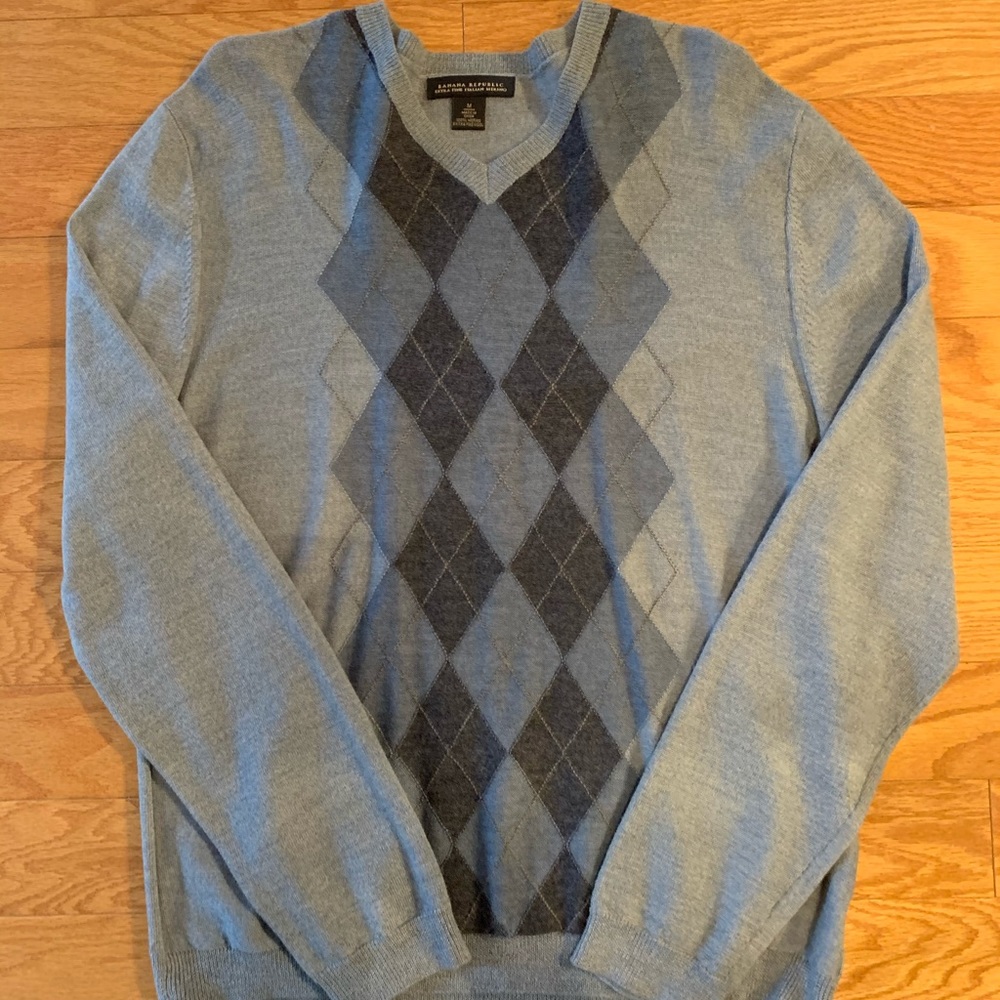 Men’s Banana Republic argyle sweater